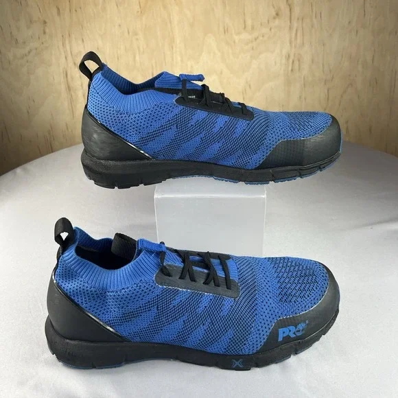 Timberland PRO Radius Men's 10 Slip-On Safety Toe Knit Work Shoes Composite Toe - Picture 4 of 16